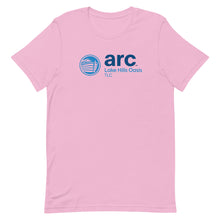 Load image into Gallery viewer, Lake Hills Oasis TLC Tee Blue Logo