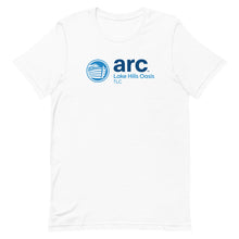 Load image into Gallery viewer, Lake Hills Oasis TLC Tee Blue Logo
